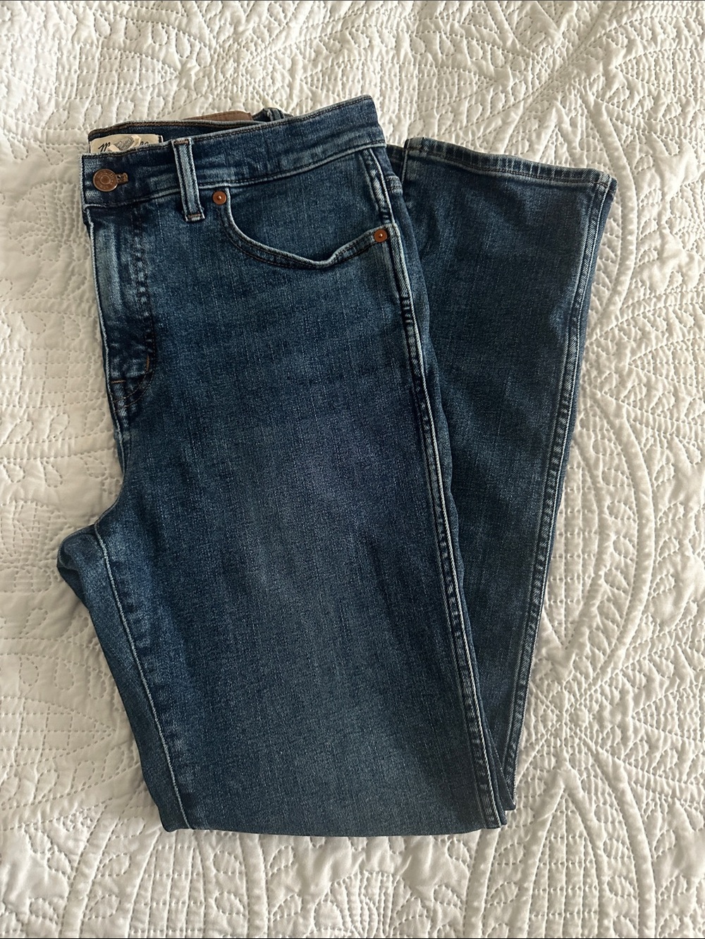 Madewell Mid-Rise Stovepipe Jeans - Size 30